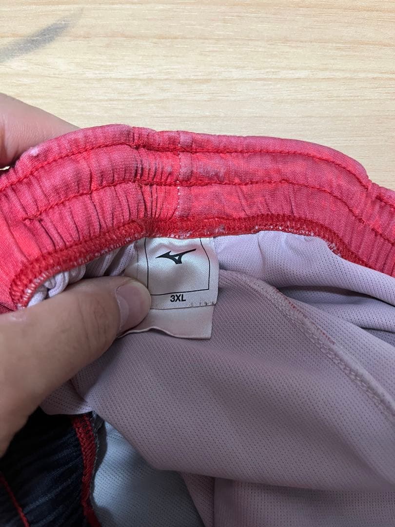 日本大学バレーボールパンツ 3XL レッド