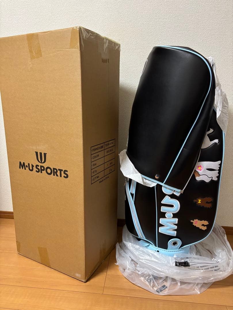 MUスポーツ 703R6154 キャディバッグ BLK（ブラック） 新品未使用品