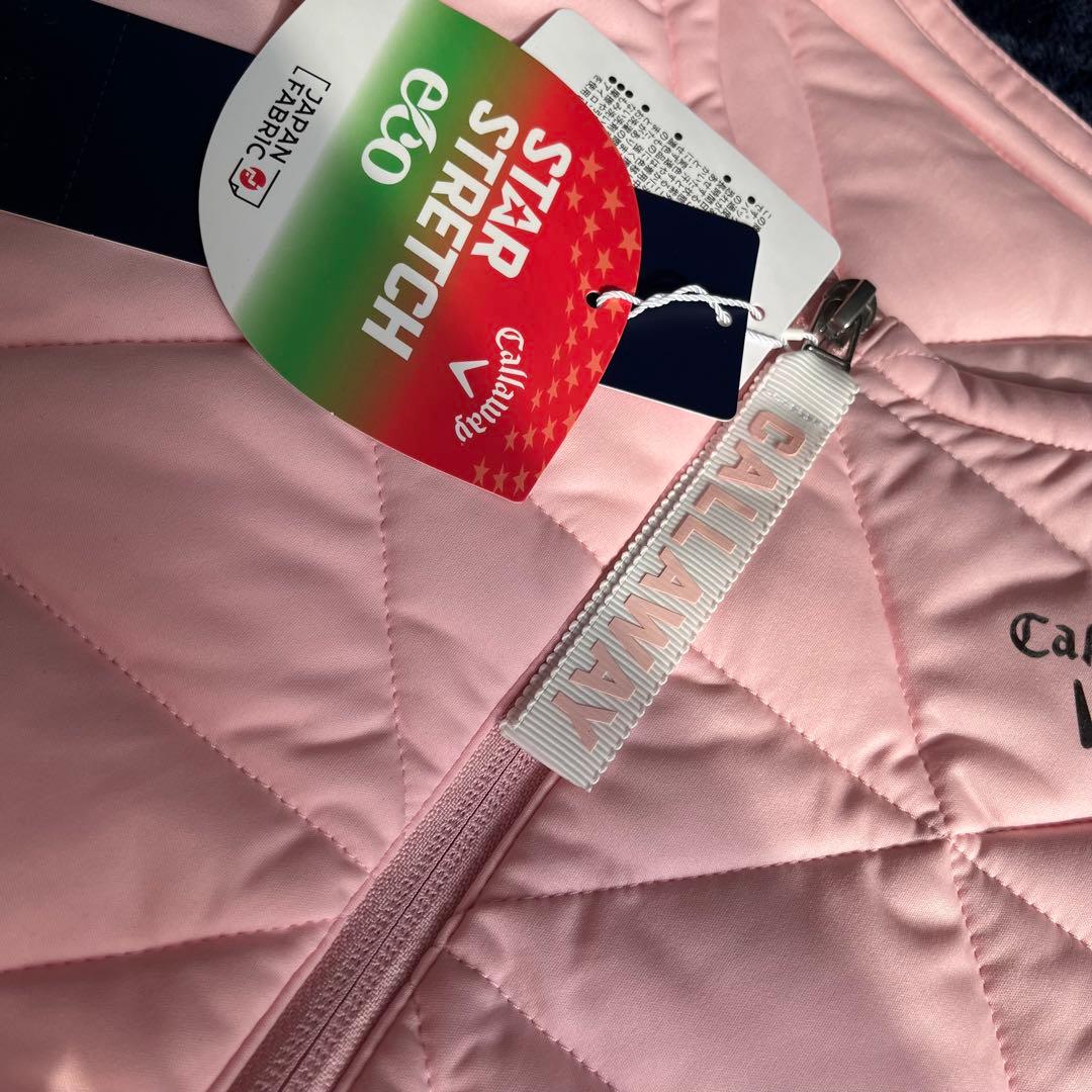 Callaway ピンク キルティングベスト