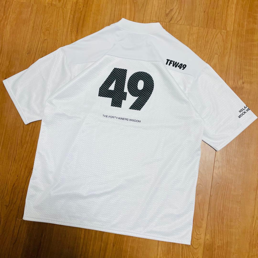 TFW49 モックネック　Tシャツ　ブルー　XL ゴルフ　2枚セット