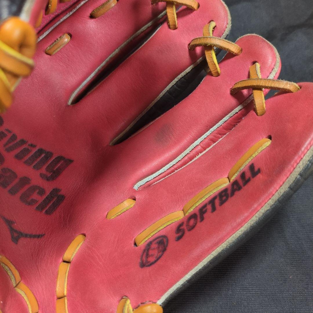 Mizunoグローブ 赤