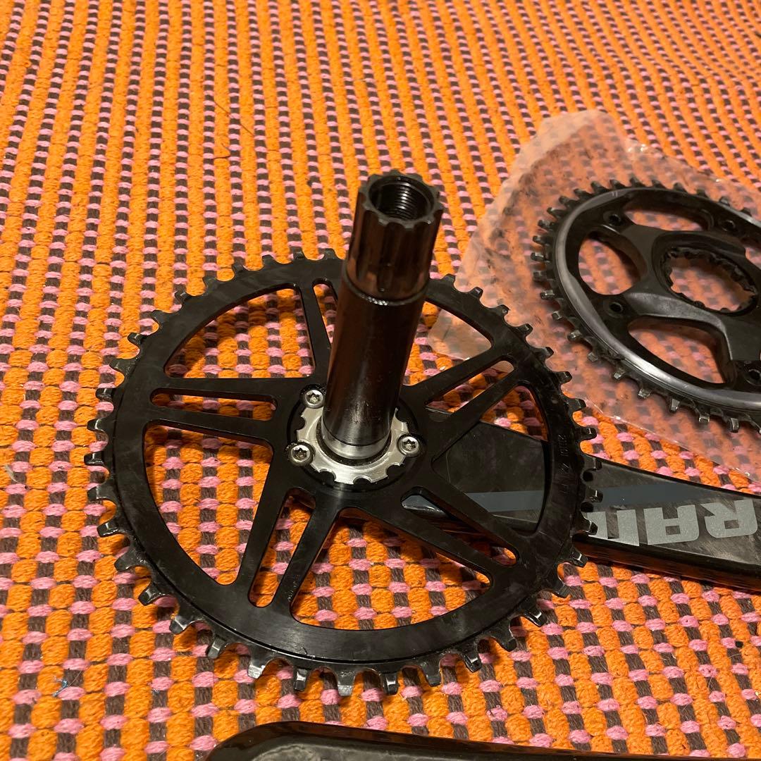 SRAM Force 1 GXP wolftooth カーボンクランク