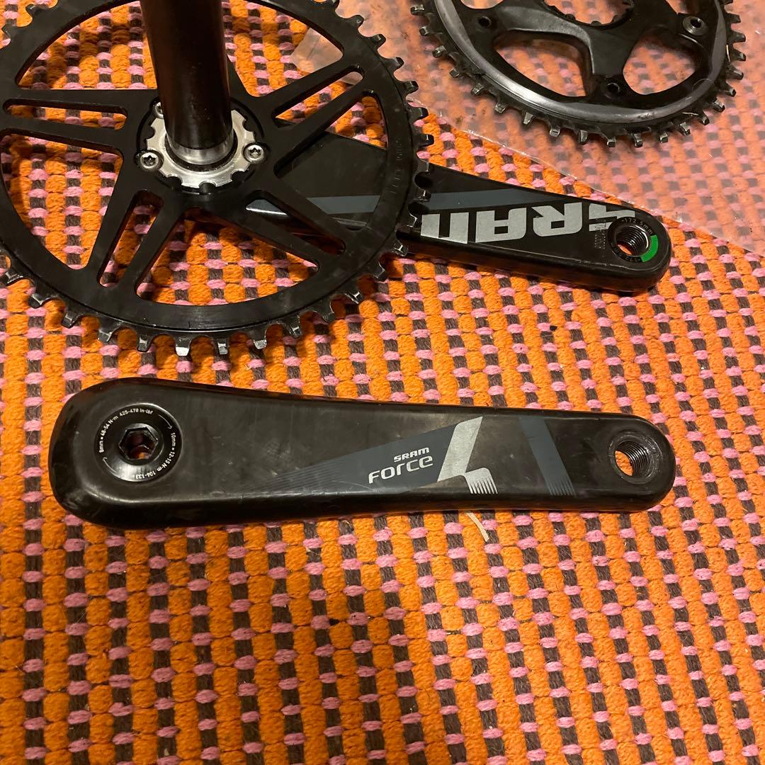 SRAM Force 1 GXP wolftooth カーボンクランク