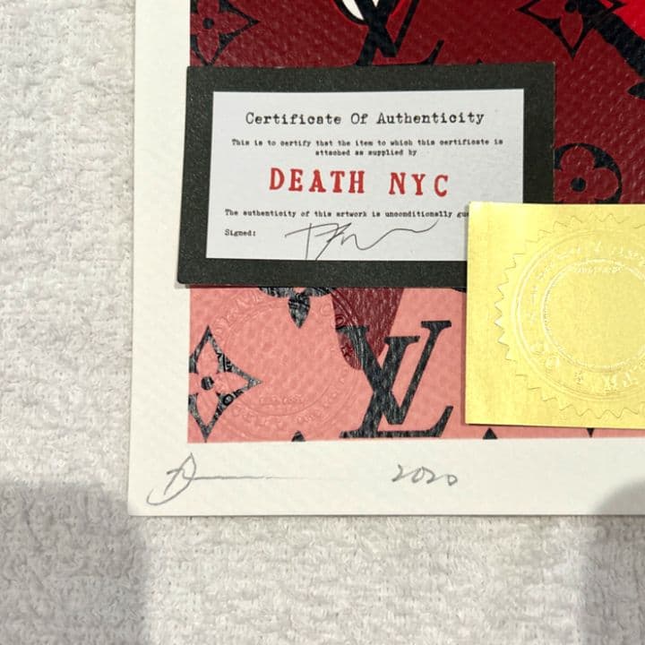 世界限定 DEATH NYCルイヴィトンポップアート現代KAWS Banksy