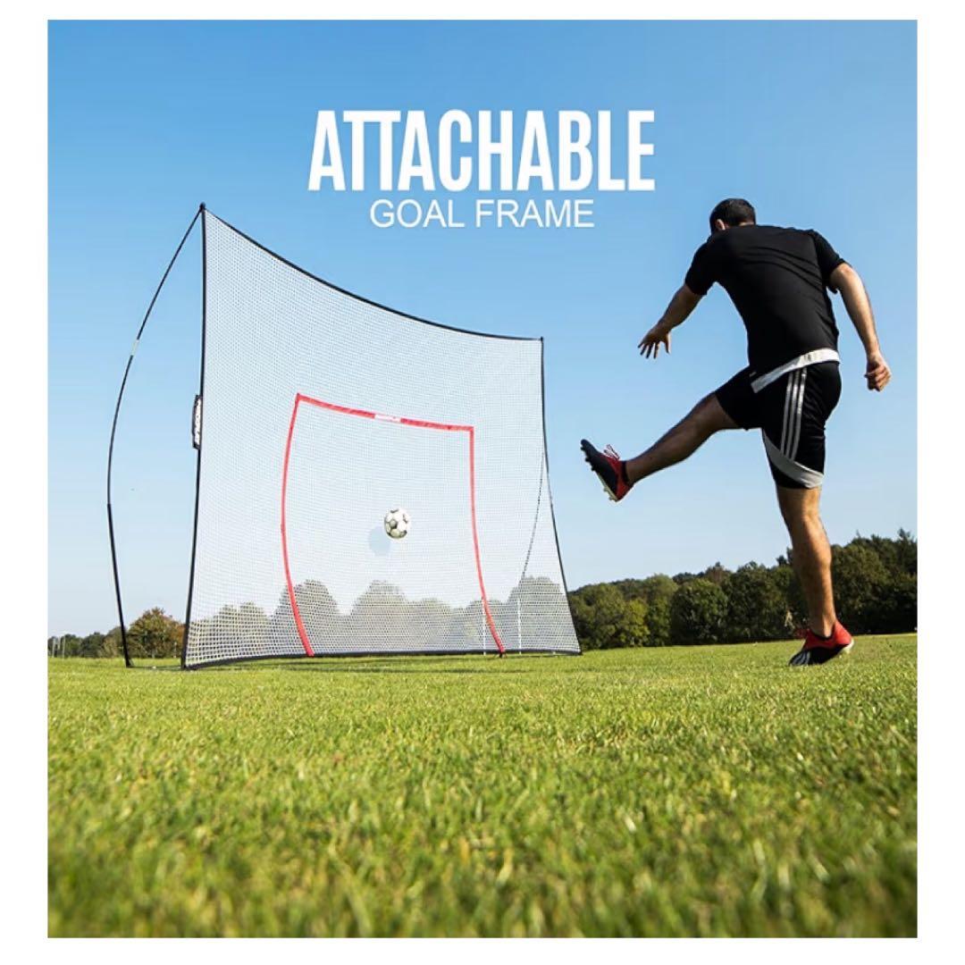 【極美品】クイックプレイ メガネット 12×9ft 大型集球ネット 練習用