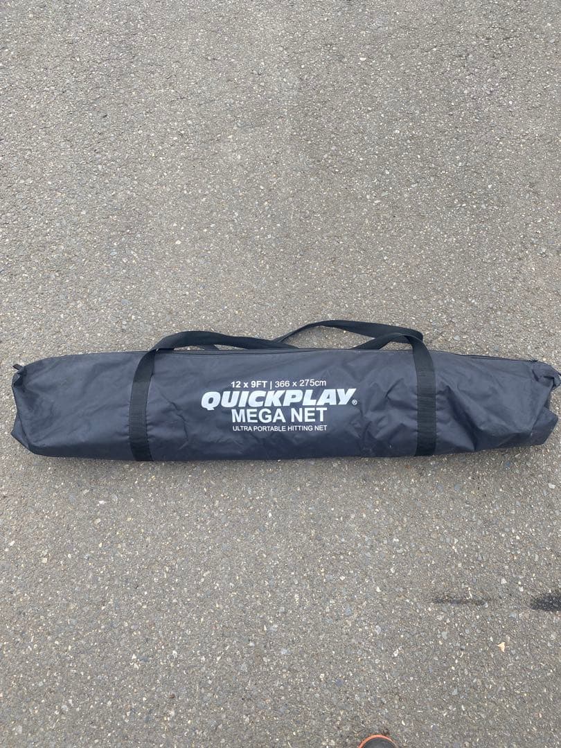 【極美品】クイックプレイ メガネット 12×9ft 大型集球ネット 練習用
