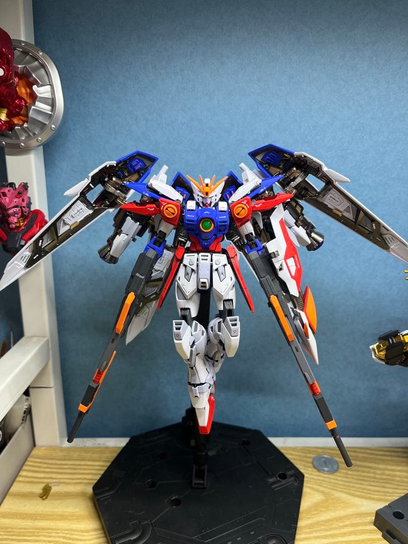 RG　ウイングガンダムゼロ　塗装 完成品