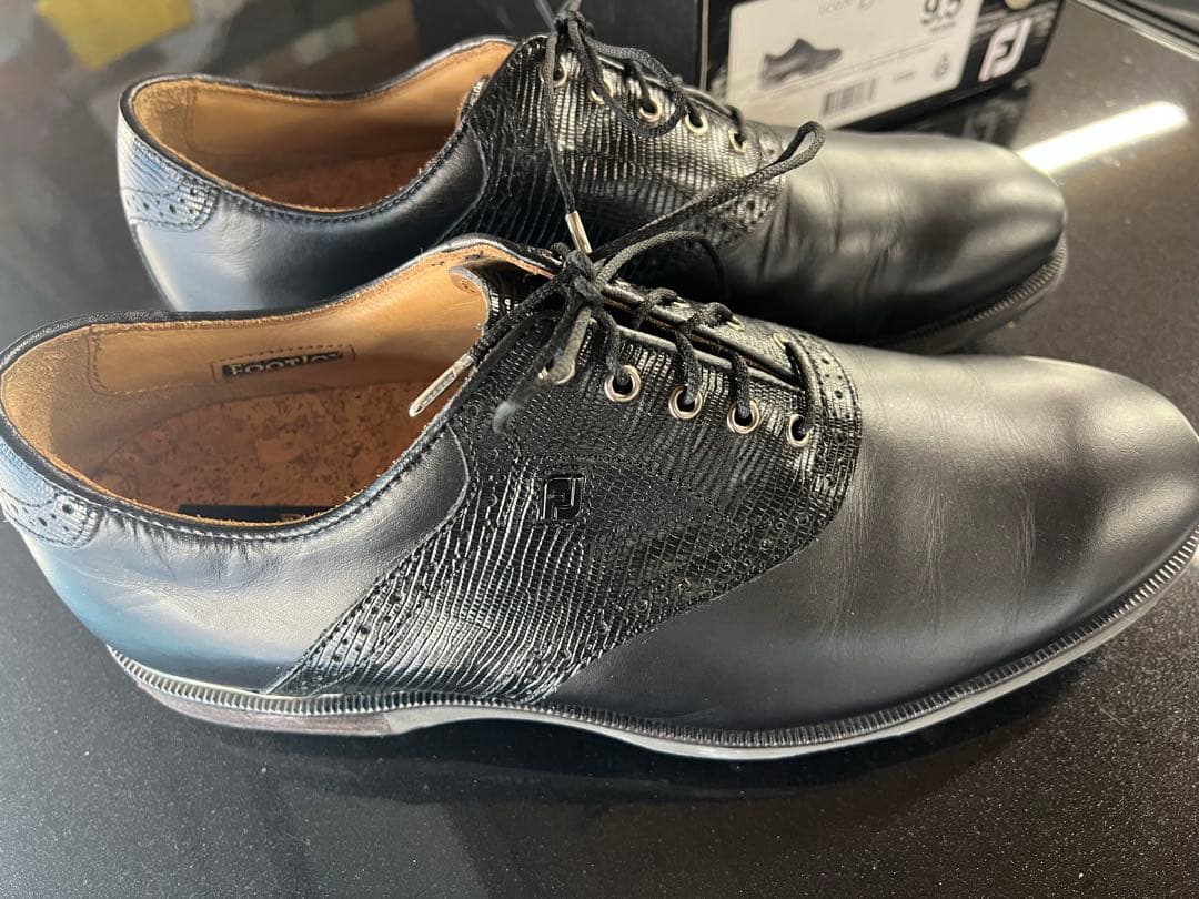 美品　FootJoy Icon Black ゴルフシューズ
