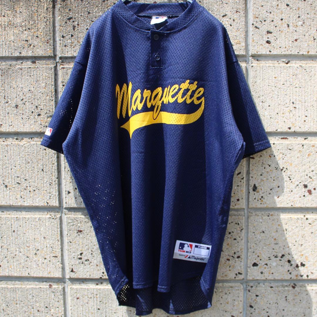 Majestic ミシガン州にあったマイナーチーム 大きめ 古着 ゲームシャツ