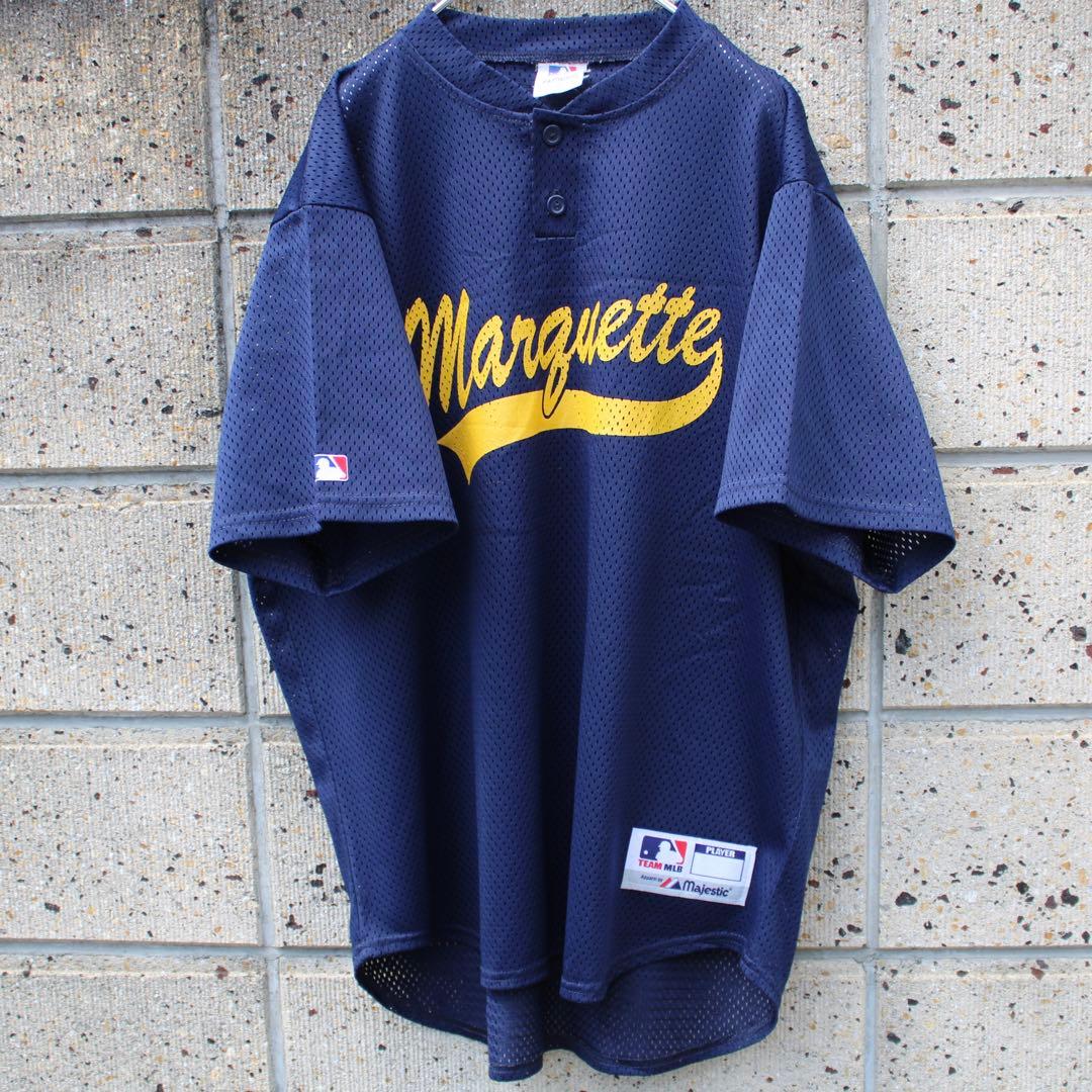 Majestic ミシガン州にあったマイナーチーム 大きめ 古着 ゲームシャツ