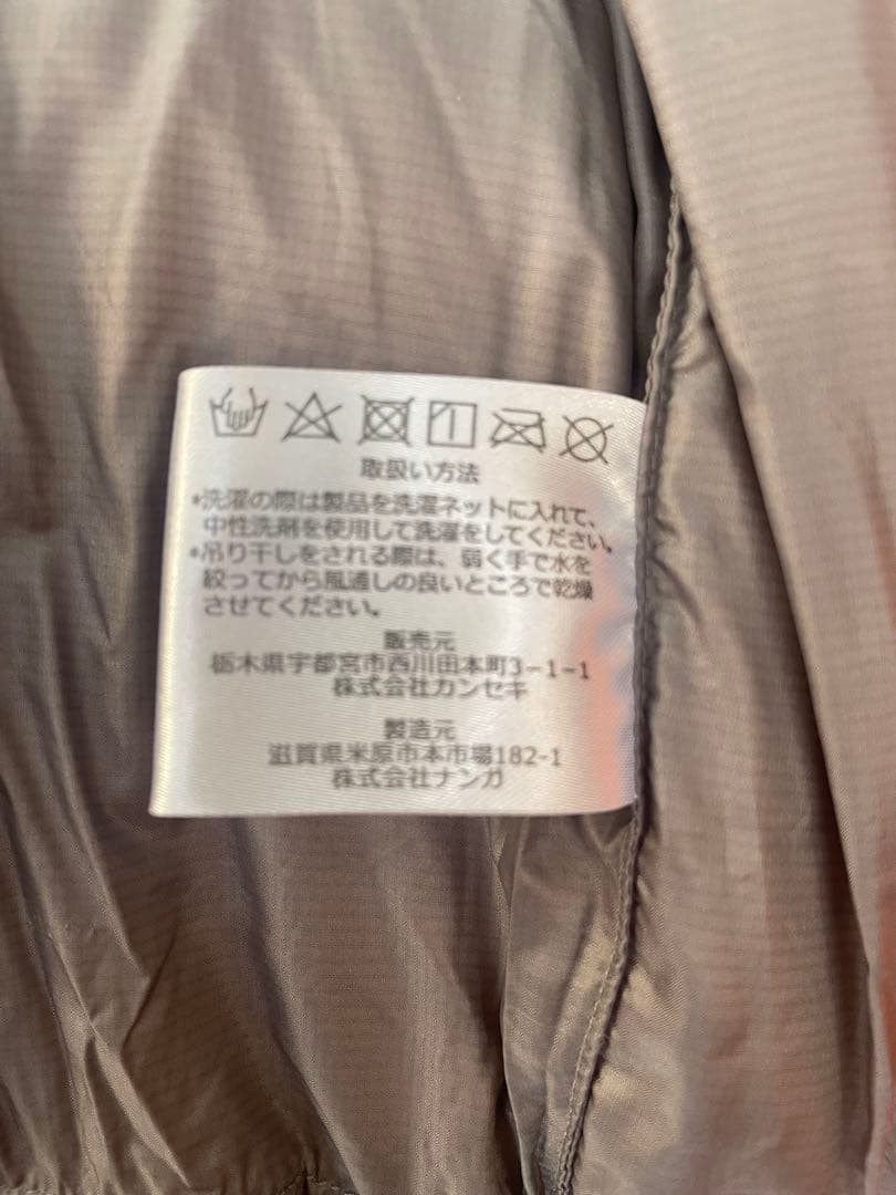 NANGA 600STD ダウン寝袋 オレンジ シュラフ ナンガ