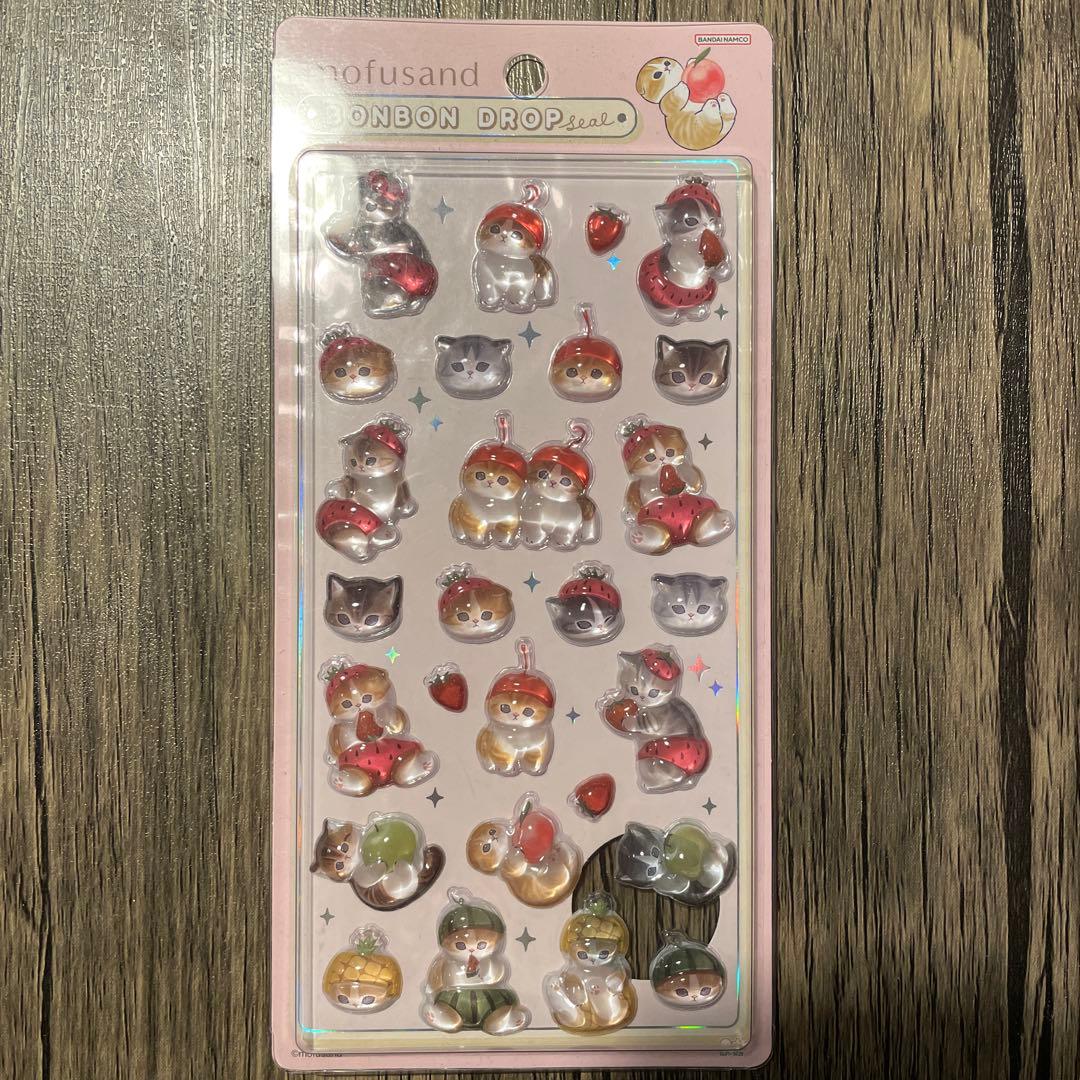 ボンボンドロップシール　モフサンド　フルーツ