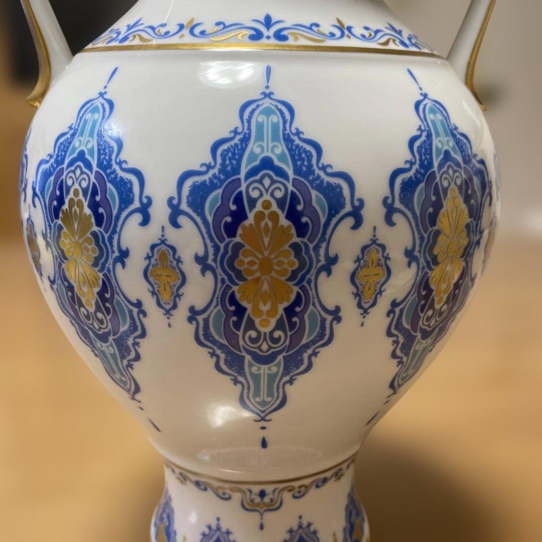 Noritake ノリタケ 花瓶 白磁 耳付花瓶 花器