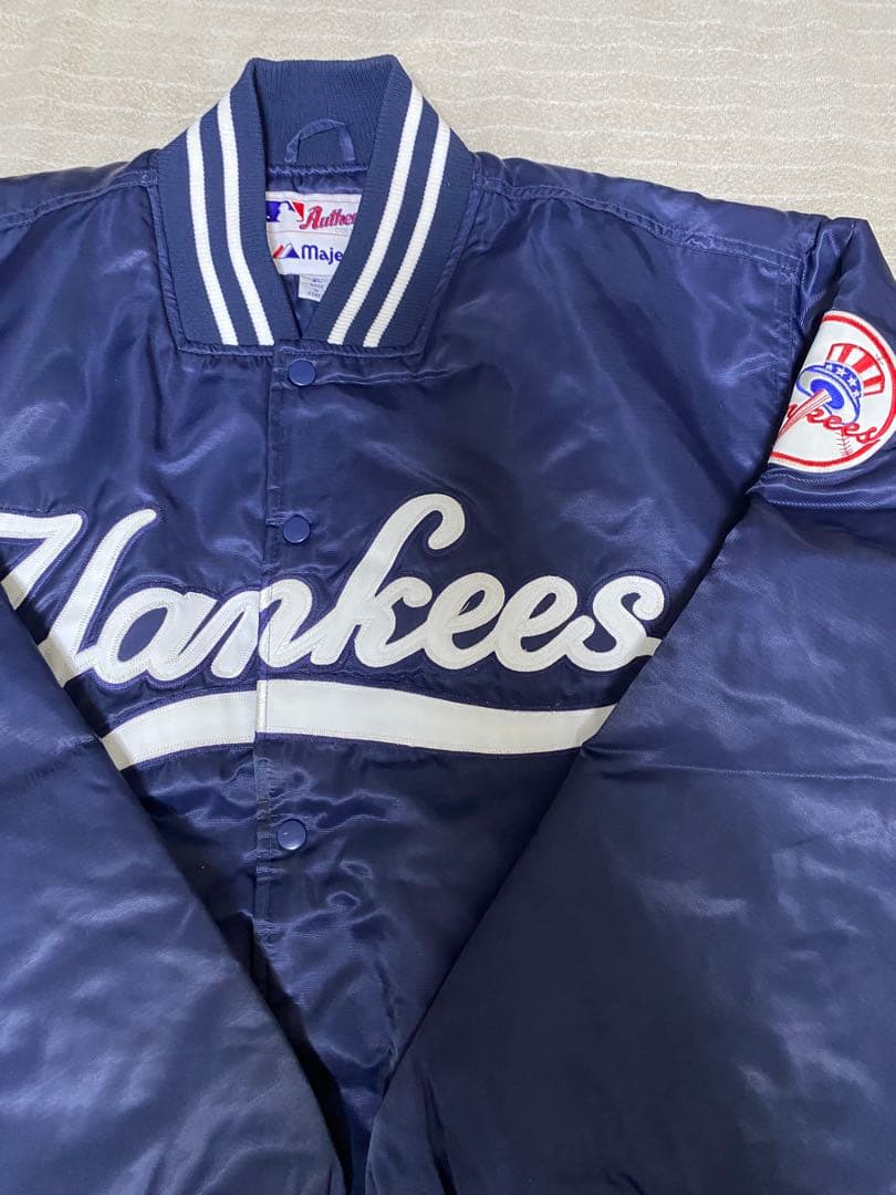 90s New York Yankees Majestic ジャケット