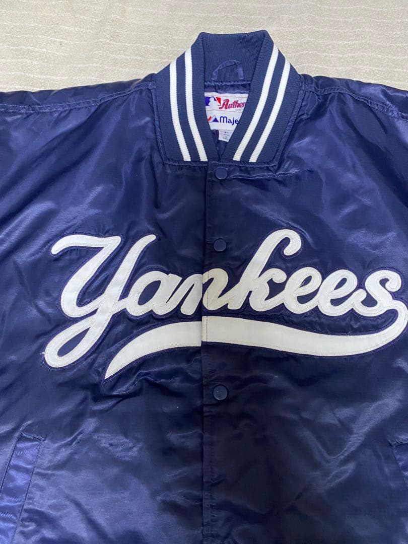 90s New York Yankees Majestic ジャケット