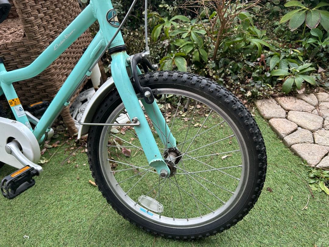 【引き取り限定】KhodaaBloom 幼児用自転車 18インチ ミントグリーン