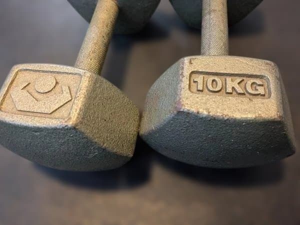ボディソリッド BODY-STRONG 六角 鉄アレイ 10kg2本