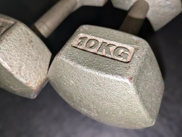 ボディソリッド BODY-STRONG 六角 鉄アレイ 10kg2本