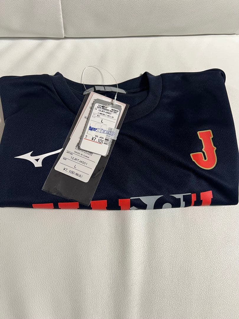 WBC2026 侍ジャパン チーム着用Tシャツ Lサイズ