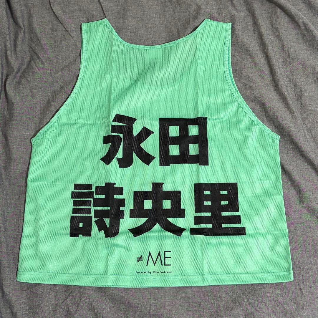 ≠ME ノイミー 永田詩央里 公式ビブス2022 黒ふち・星なし