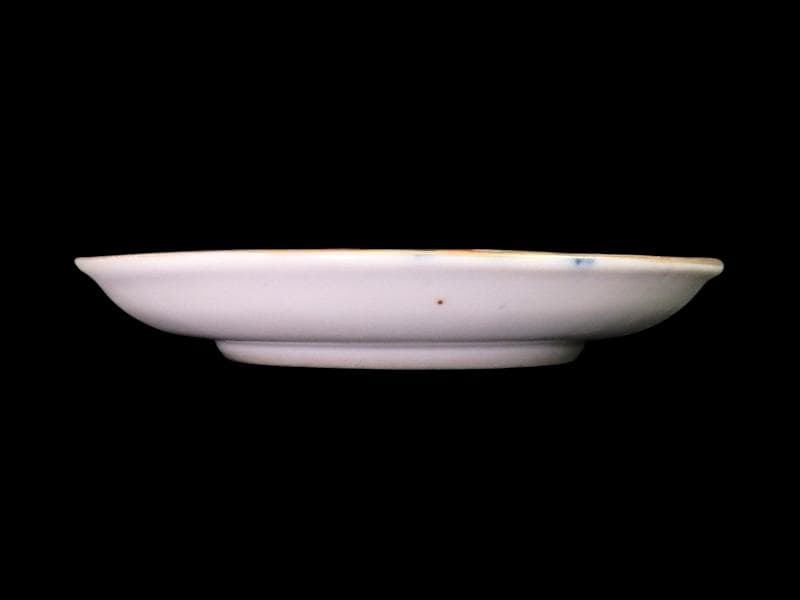 古伊万里　金襴手　花鳥紋に鳳凰の図　４寸皿　５枚　D047AS-DBu