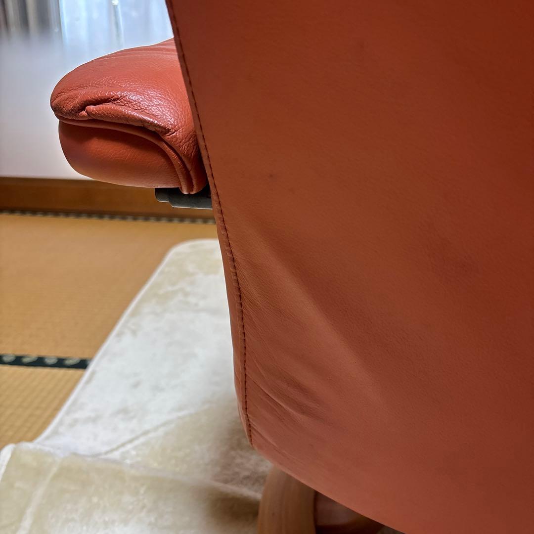 美品　エコーネス ストレスレス コン サル 本革リクライニングチェア