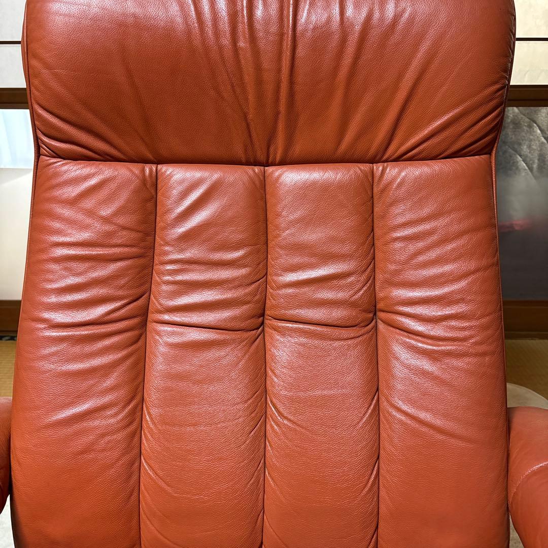 美品　エコーネス ストレスレス コン サル 本革リクライニングチェア
