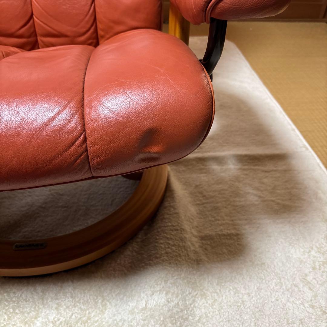 美品　エコーネス ストレスレス コン サル 本革リクライニングチェア