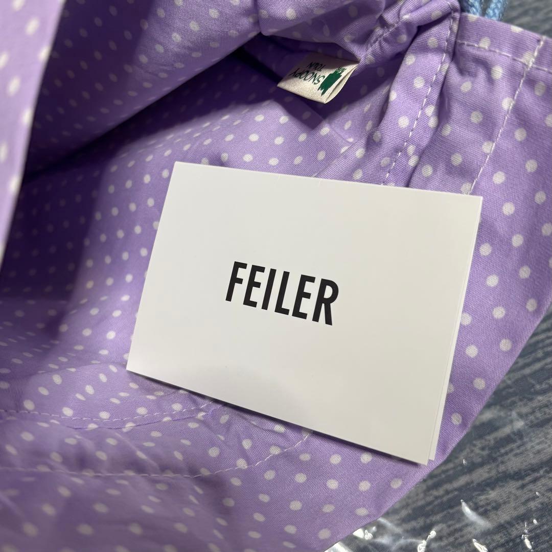 希少　フェイラー　ラブラリー　おかいものスヌーピー　巾着　ポーチ　FEILER