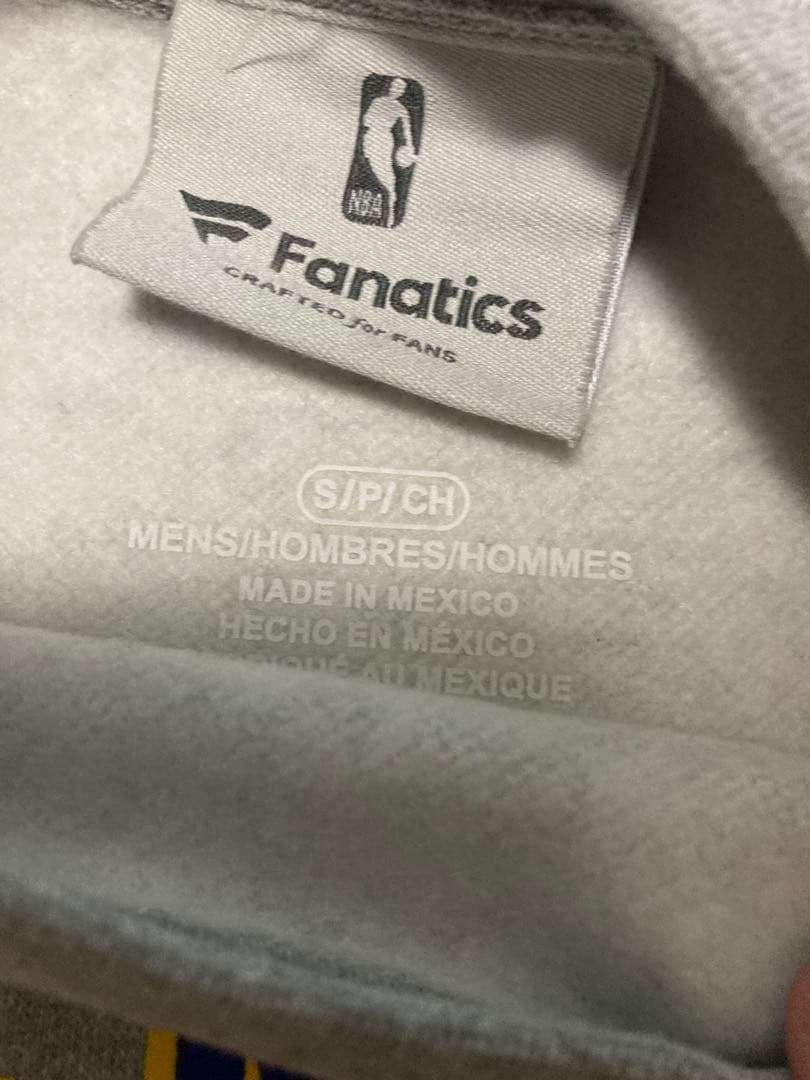 【未使用品】Fanatics ウォリアーズ フリーススウェットシャツ