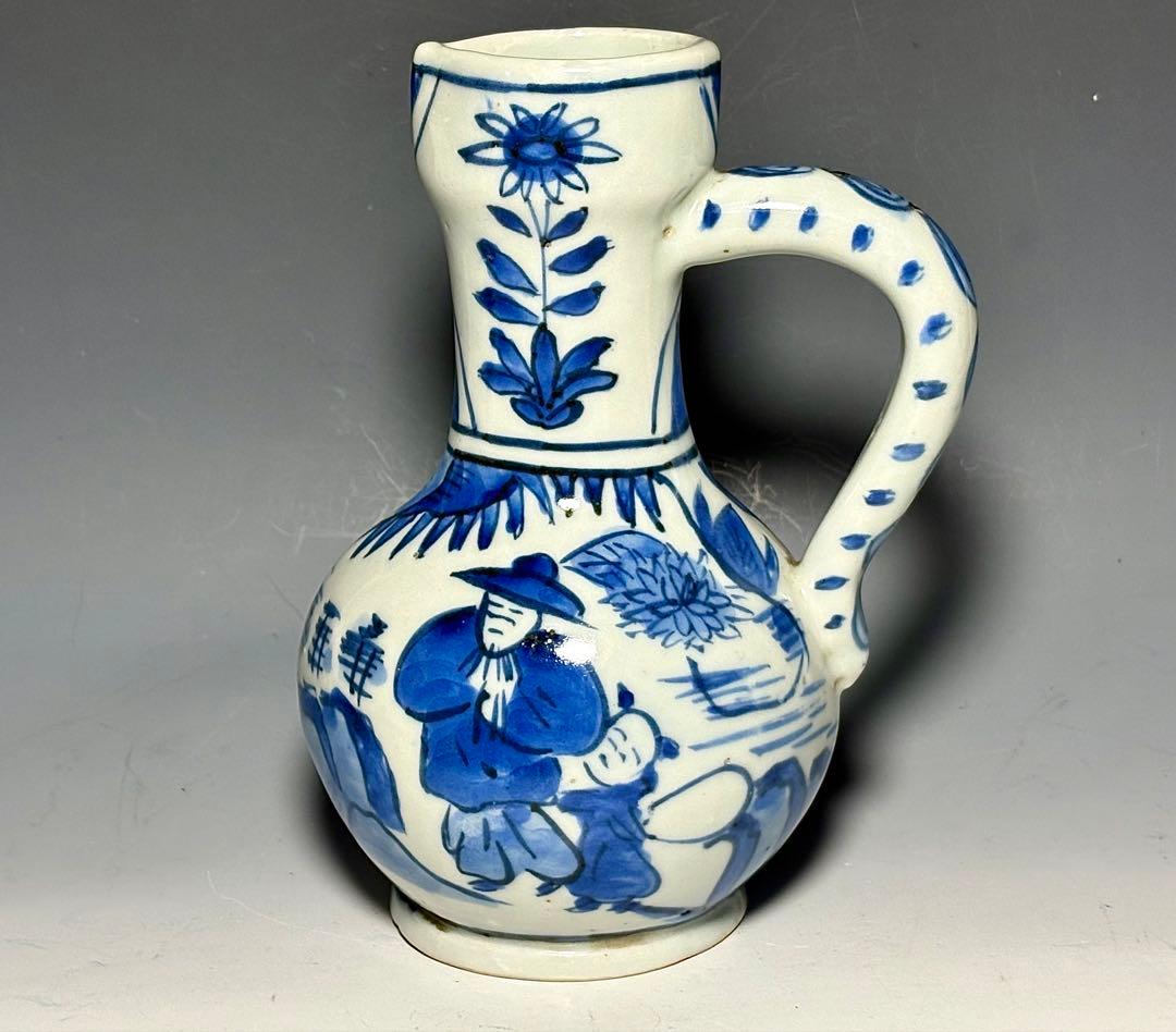 「古伊万里」人物文手付水注 ( 完品 )