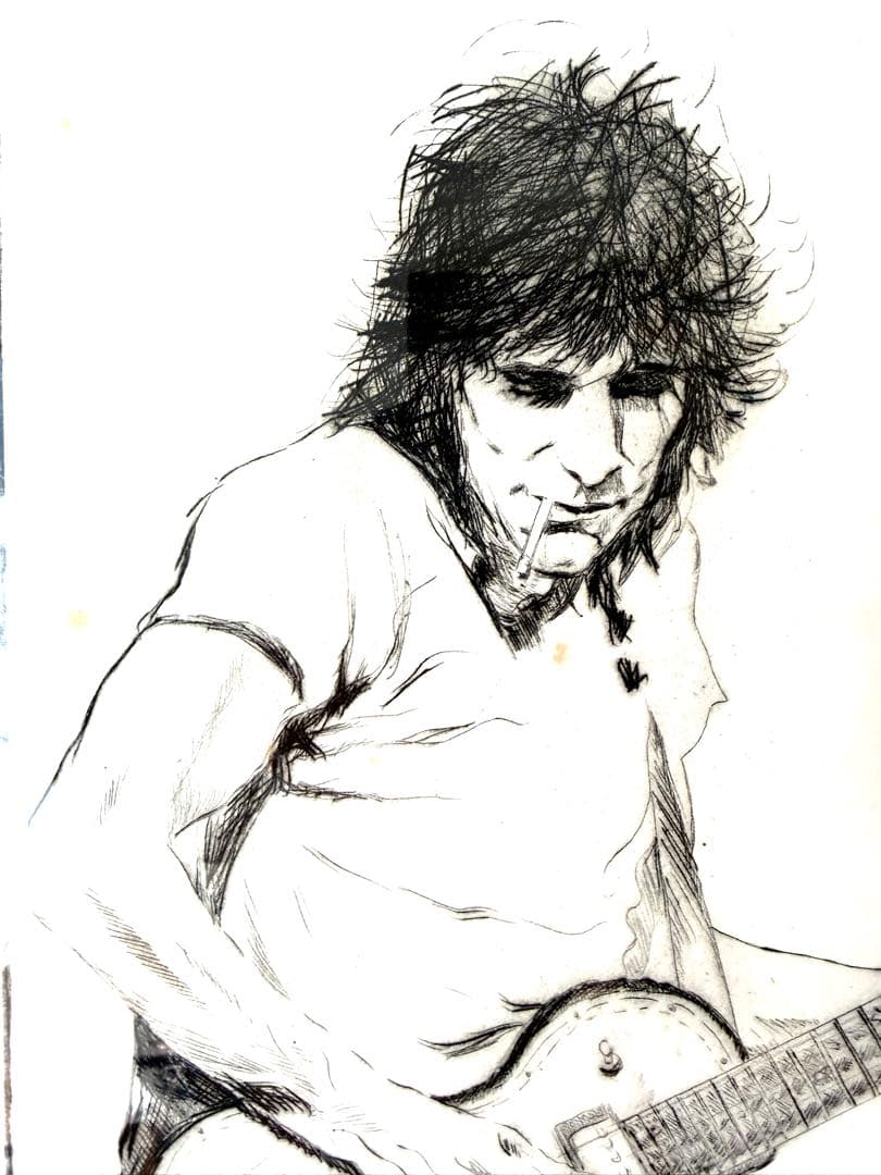 Ronnie Wood 版画 Self Portrait 144/150