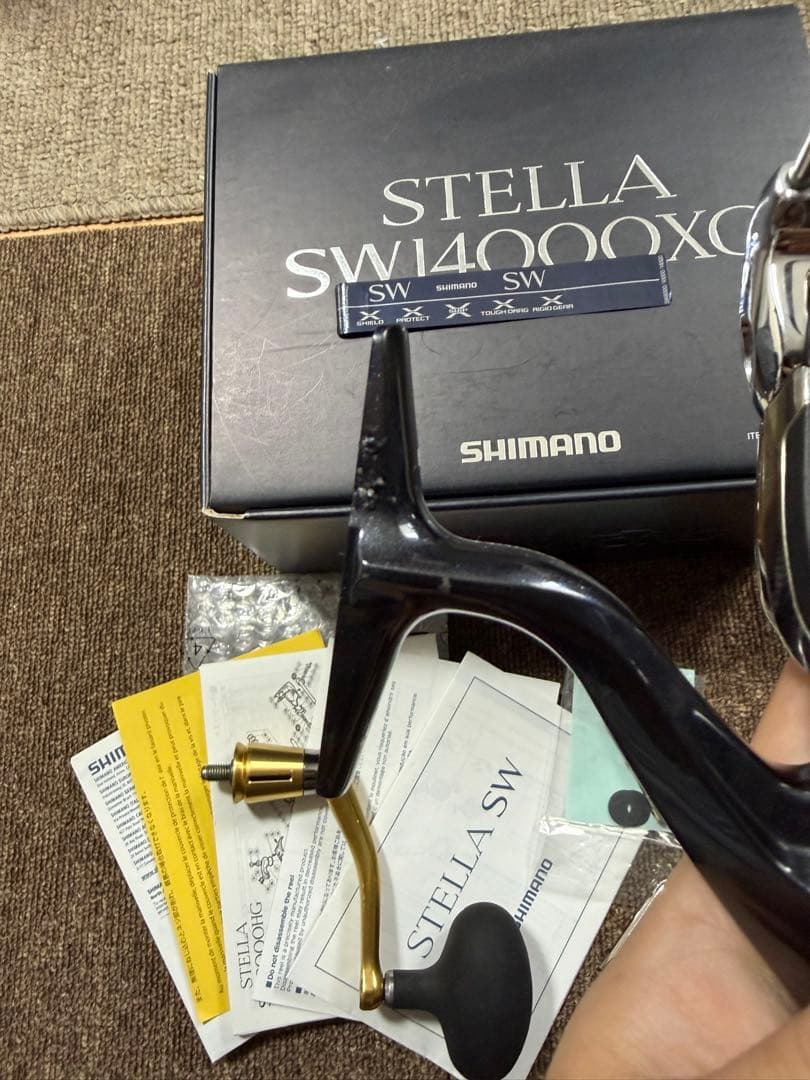 SHIMANO 13ステラSW 14000XG ゴメクサス　パワーハンドル付き