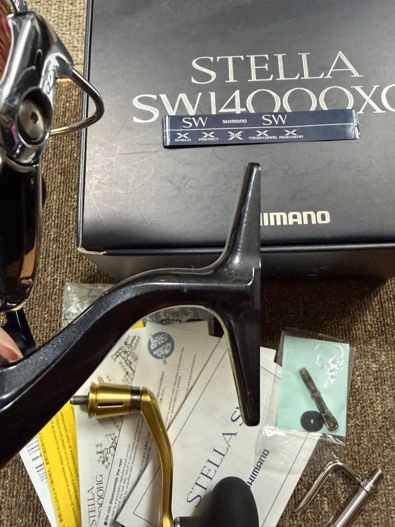 SHIMANO 13ステラSW 14000XG ゴメクサス　パワーハンドル付き