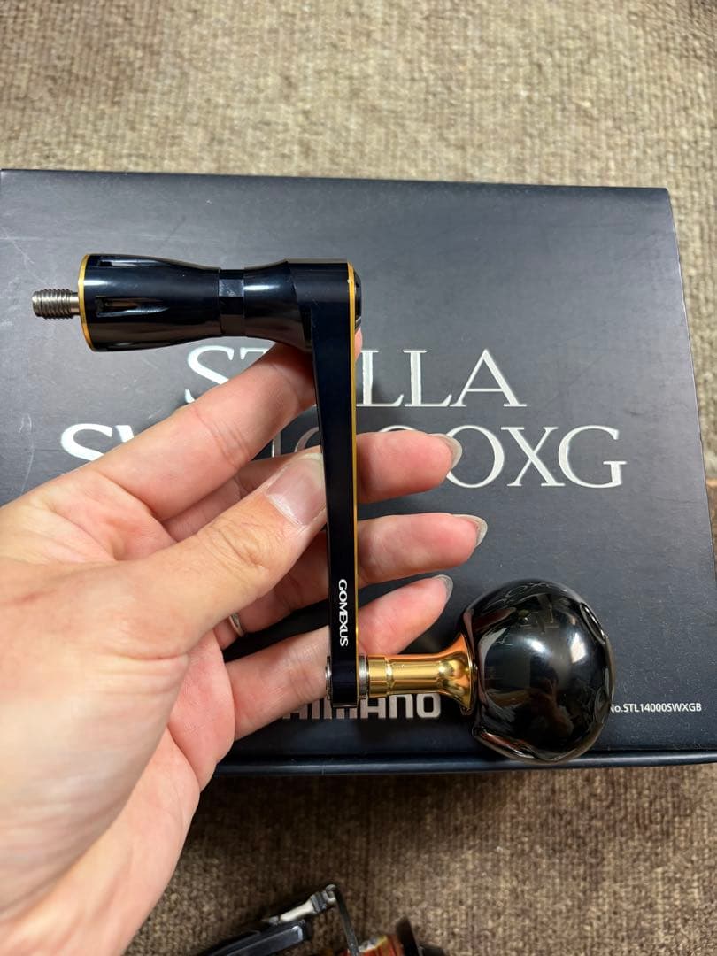 SHIMANO 13ステラSW 14000XG ゴメクサス　パワーハンドル付き