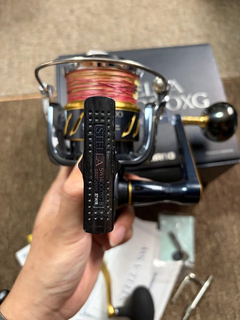 SHIMANO 13ステラSW 14000XG ゴメクサス　パワーハンドル付き