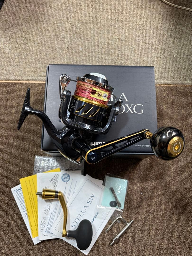 SHIMANO 13ステラSW 14000XG ゴメクサス　パワーハンドル付き
