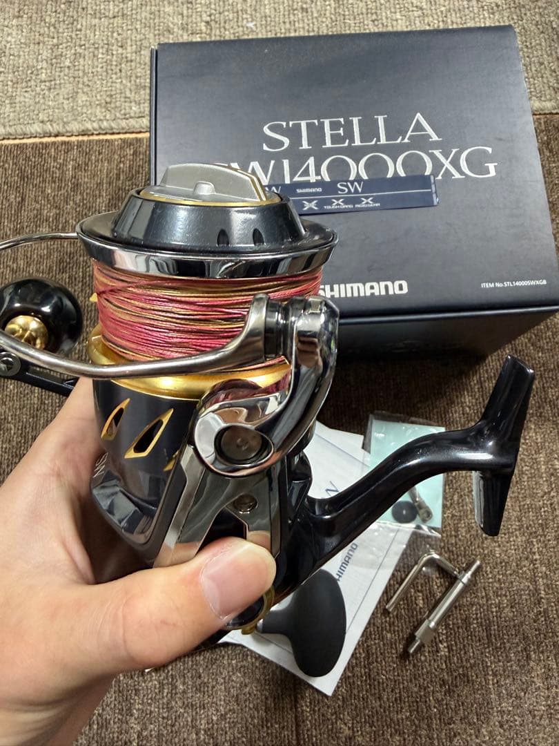 SHIMANO 13ステラSW 14000XG ゴメクサス　パワーハンドル付き