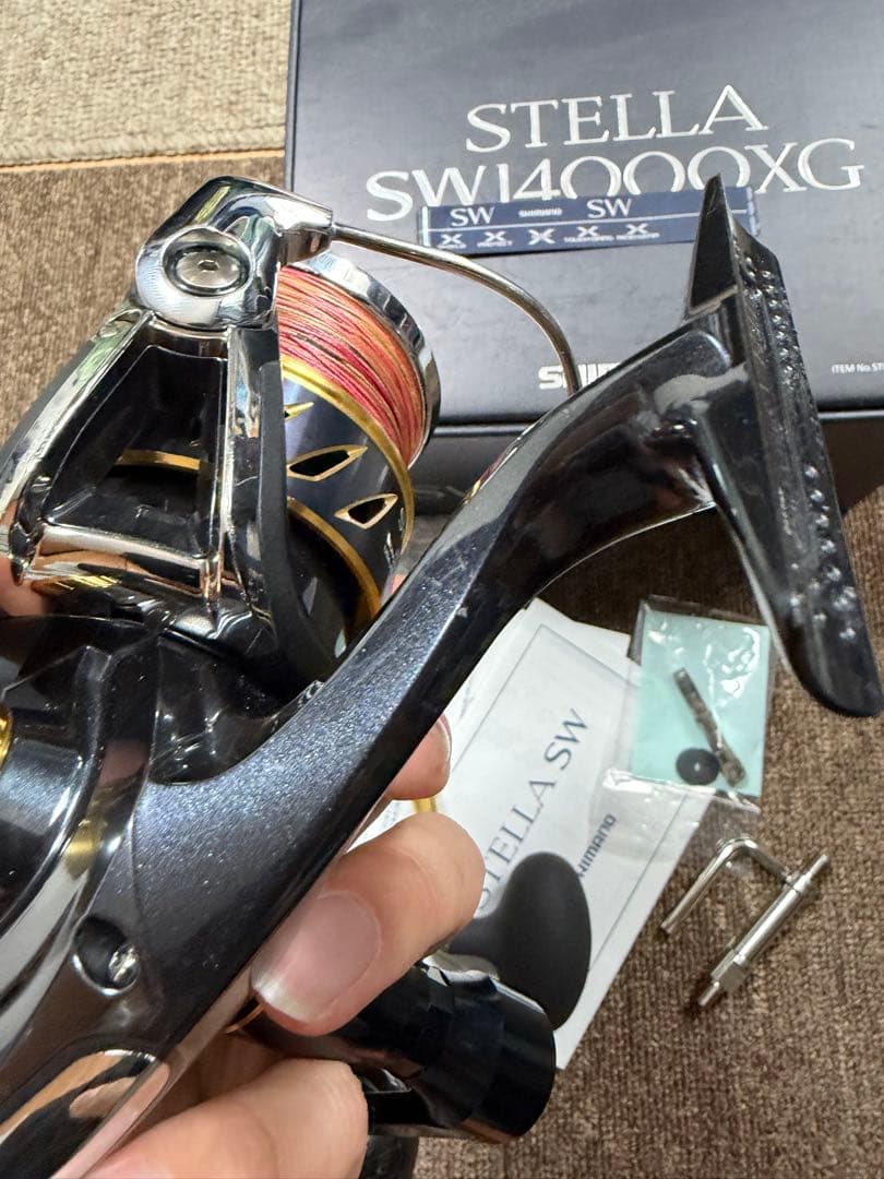 SHIMANO 13ステラSW 14000XG ゴメクサス　パワーハンドル付き