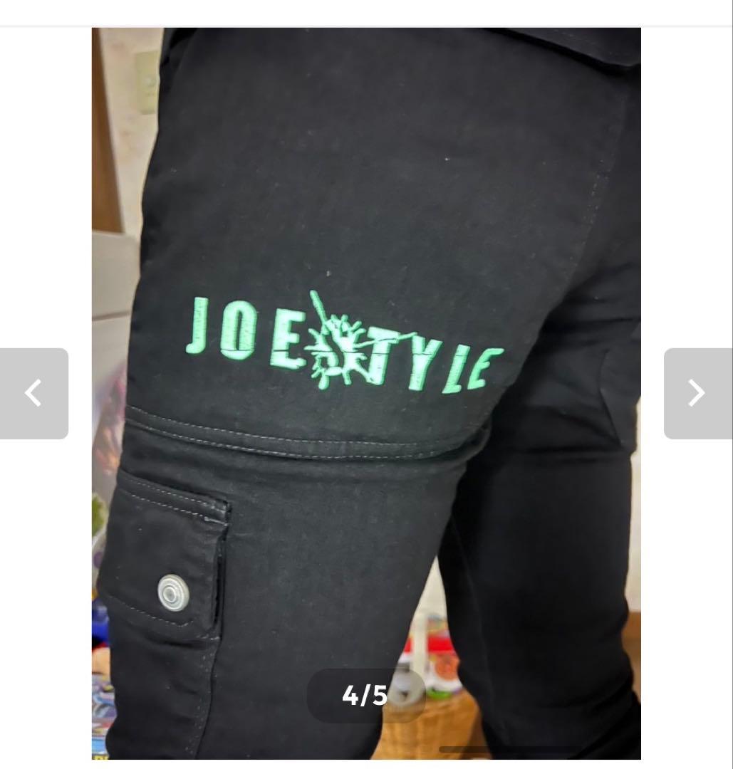ザバックウォーター✖️JoestyleコラボBLACKカーゴパンツ 30インチ