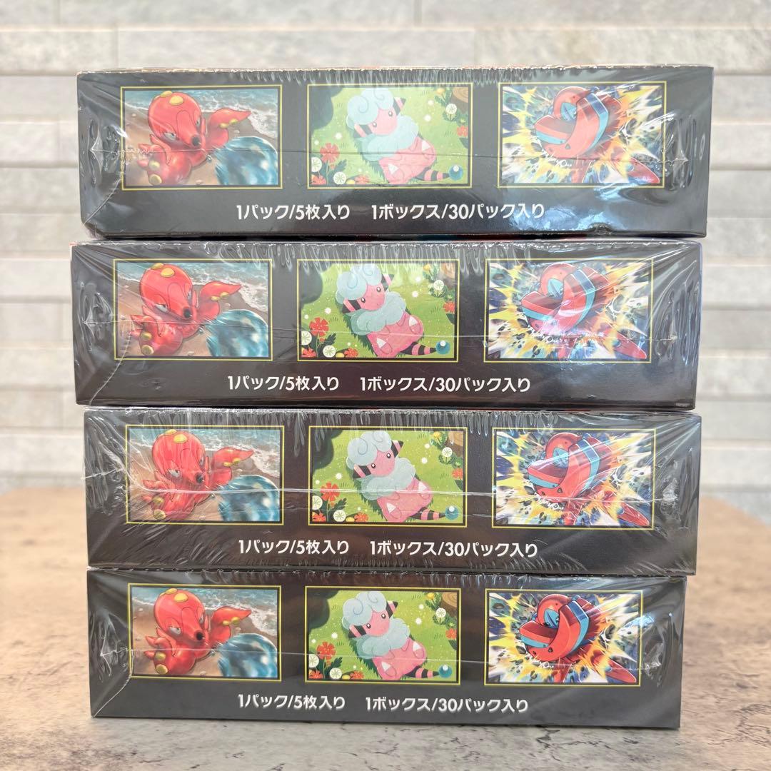 ポケモンカードゲーム 拡張パック ニンジャスピナー シュリンク付 4BOX