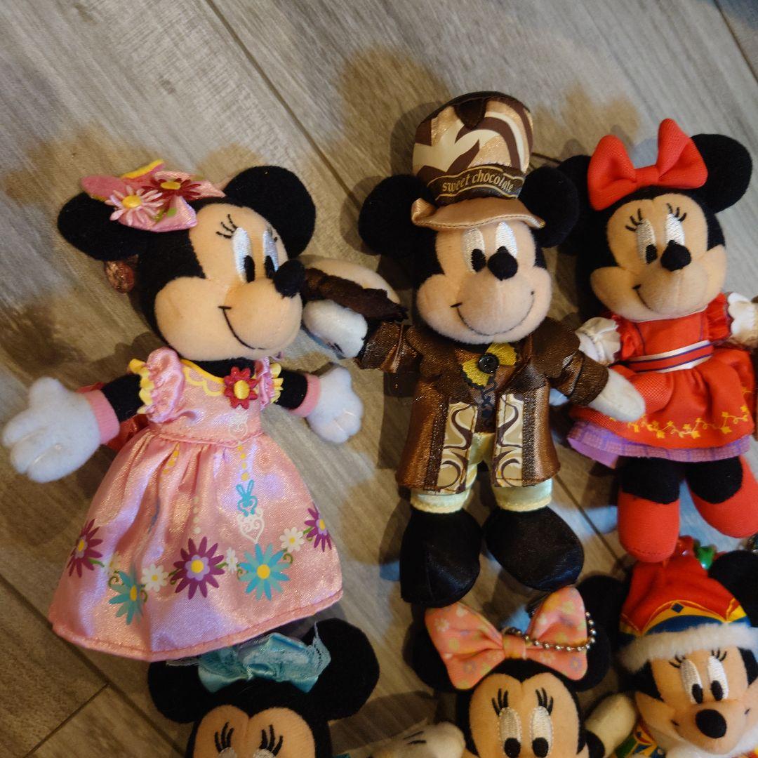 ディズニー　ミッキー　ミニー　マスコット　ぬいぐるみ 6体セット