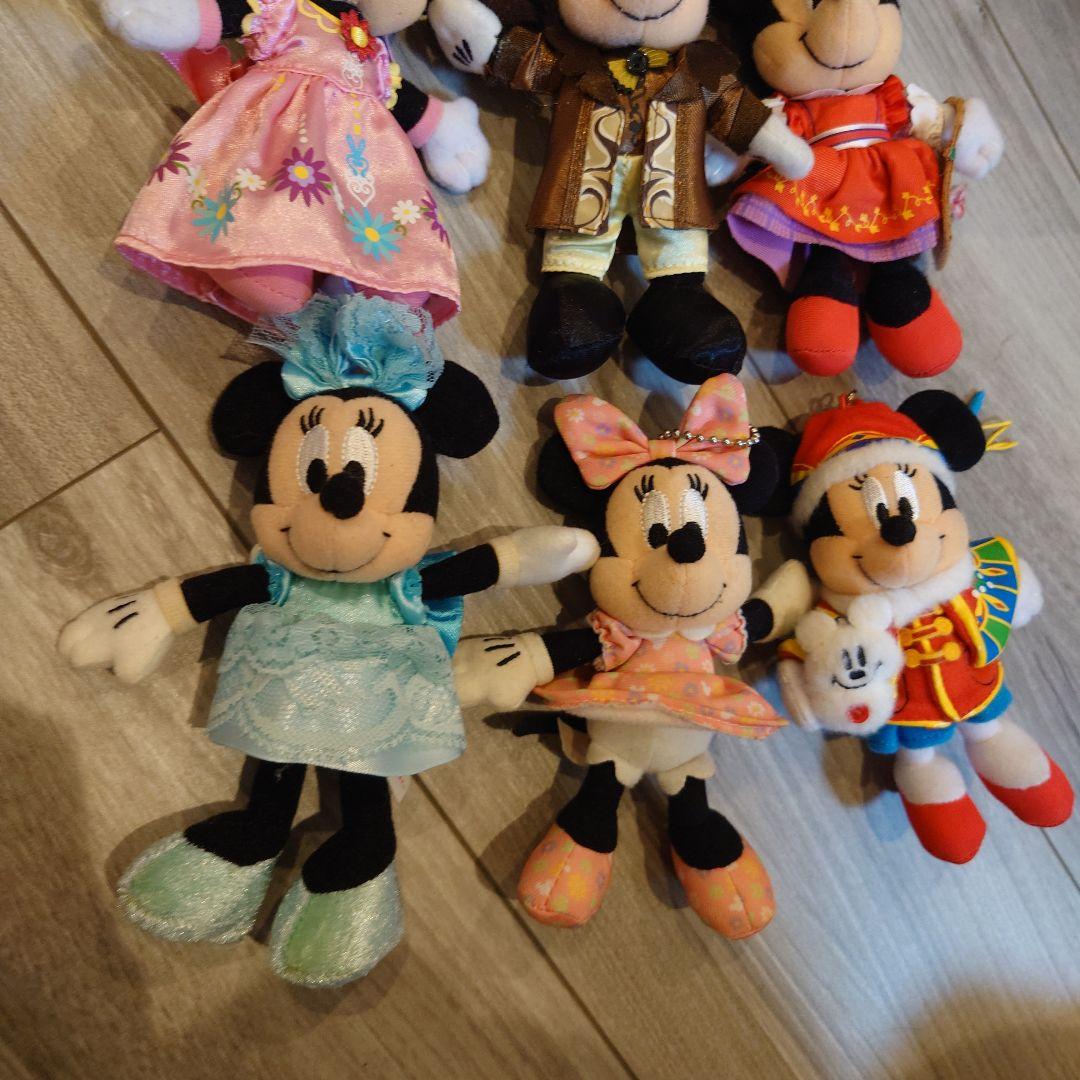 ディズニー　ミッキー　ミニー　マスコット　ぬいぐるみ 6体セット