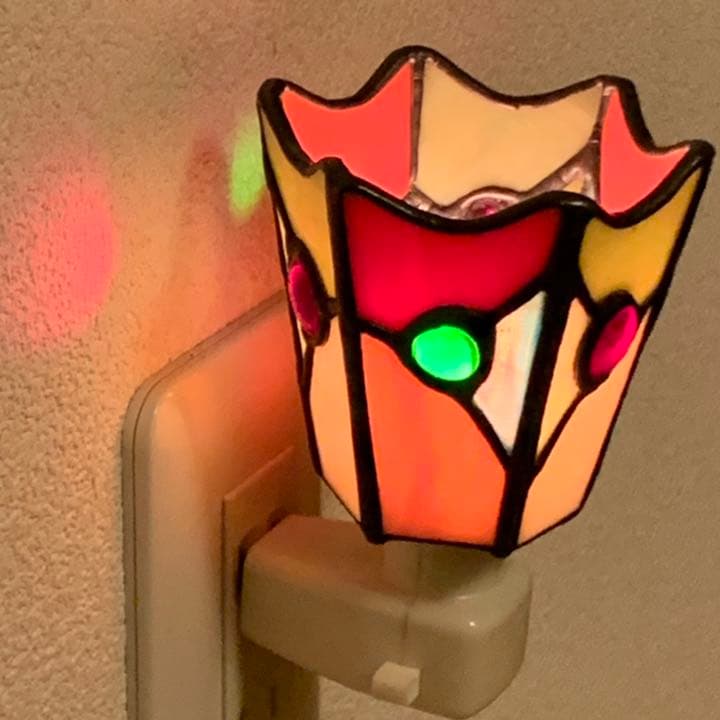 白熱灯・ステンドグラス・昭和レトロ・照明器具④