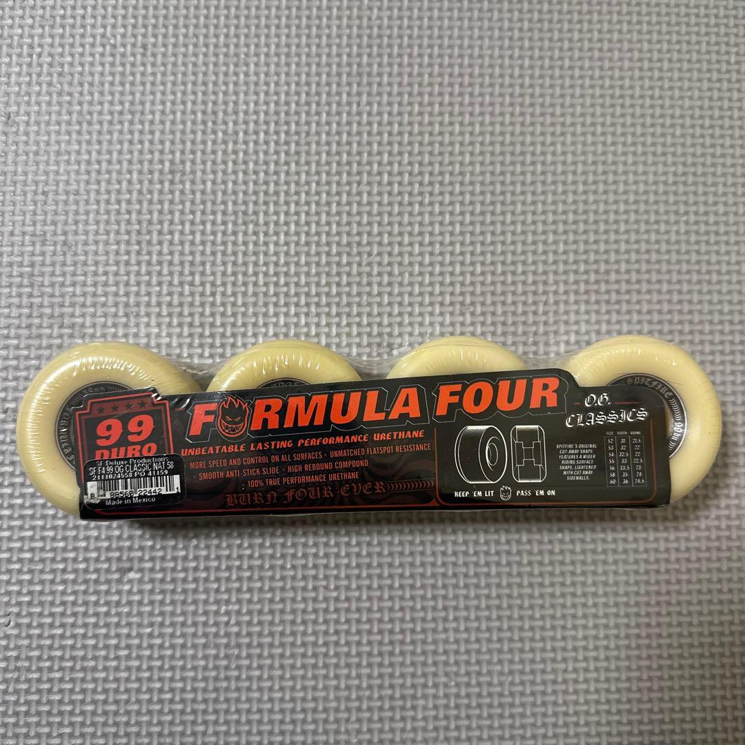 スケートボード SPITFIRE WHEEL FORMULAFOUR OG CLASSIC 58