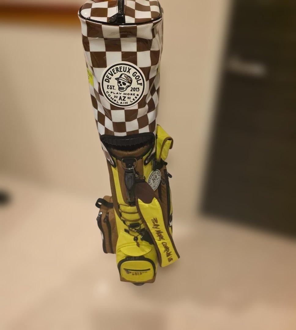 【総額18万超】DEVEREUX GOLF キャディバッグ＆ヘッドカバーセット
