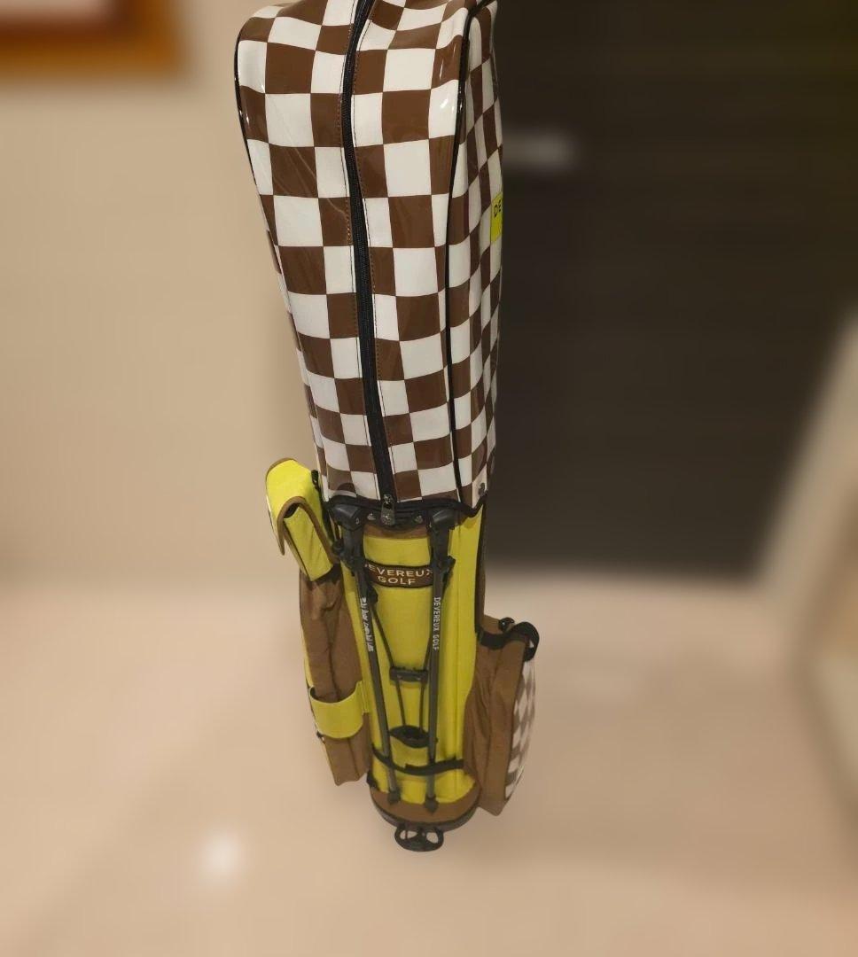 【総額18万超】DEVEREUX GOLF キャディバッグ＆ヘッドカバーセット
