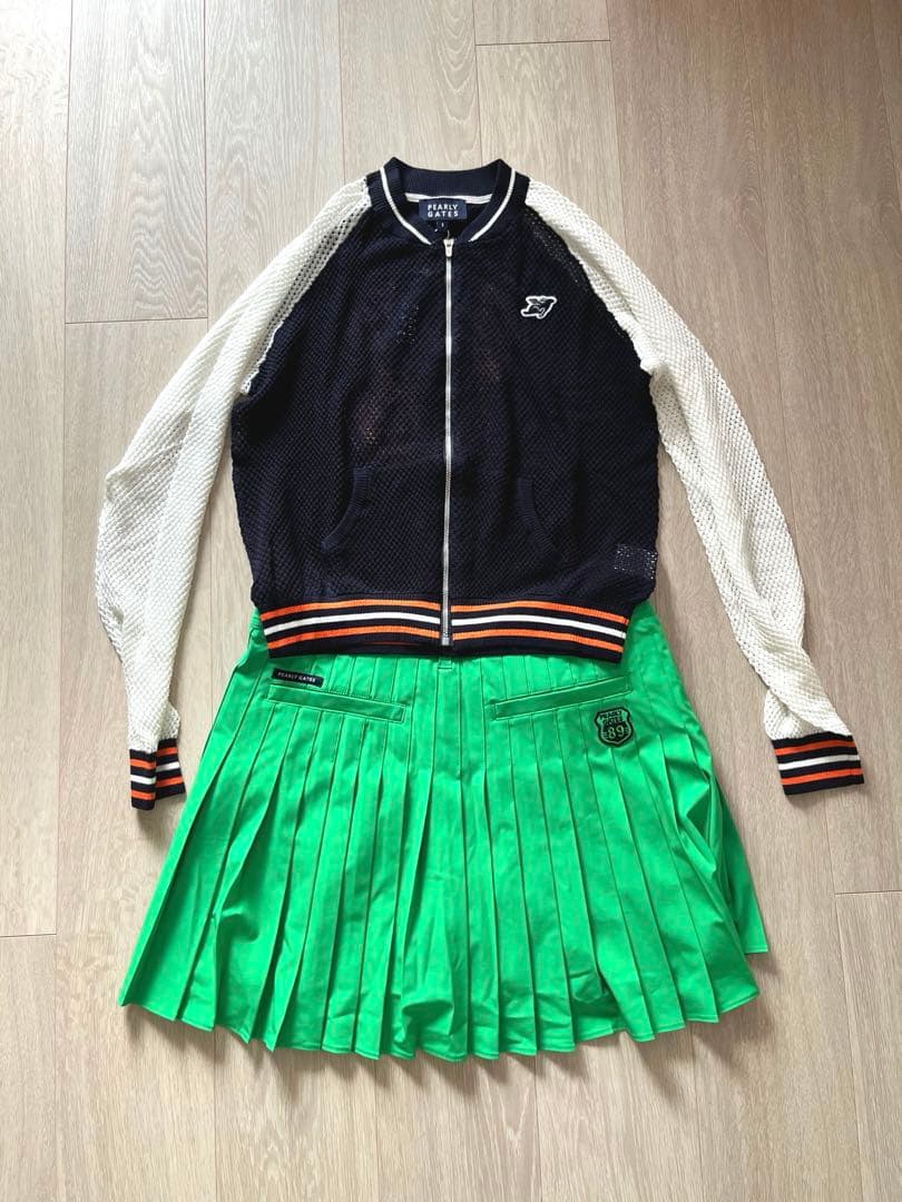 PEARLY GATES X TWICEコラボ　ネイビーブルゾン