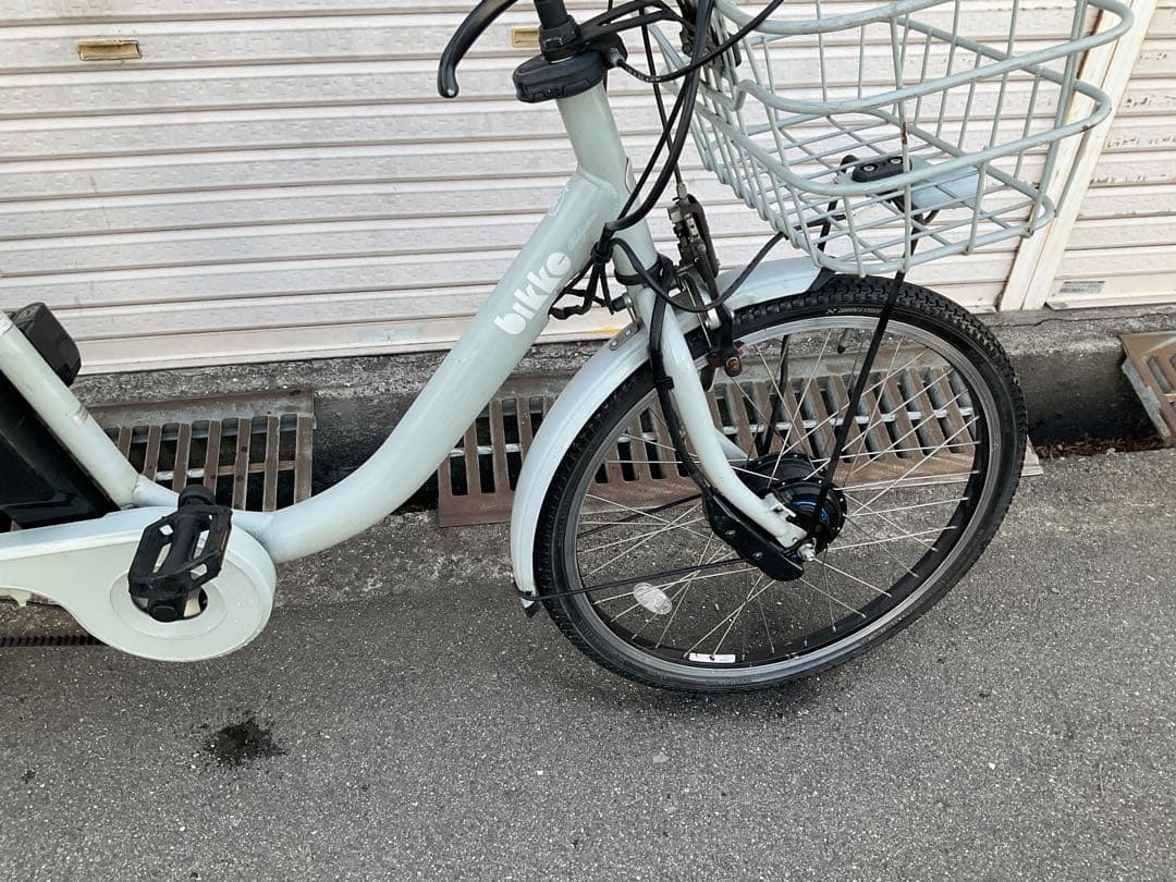 ブリヂストン最新機種電動アシスト自転車ビッケ前24.後20インチ ミントボディー