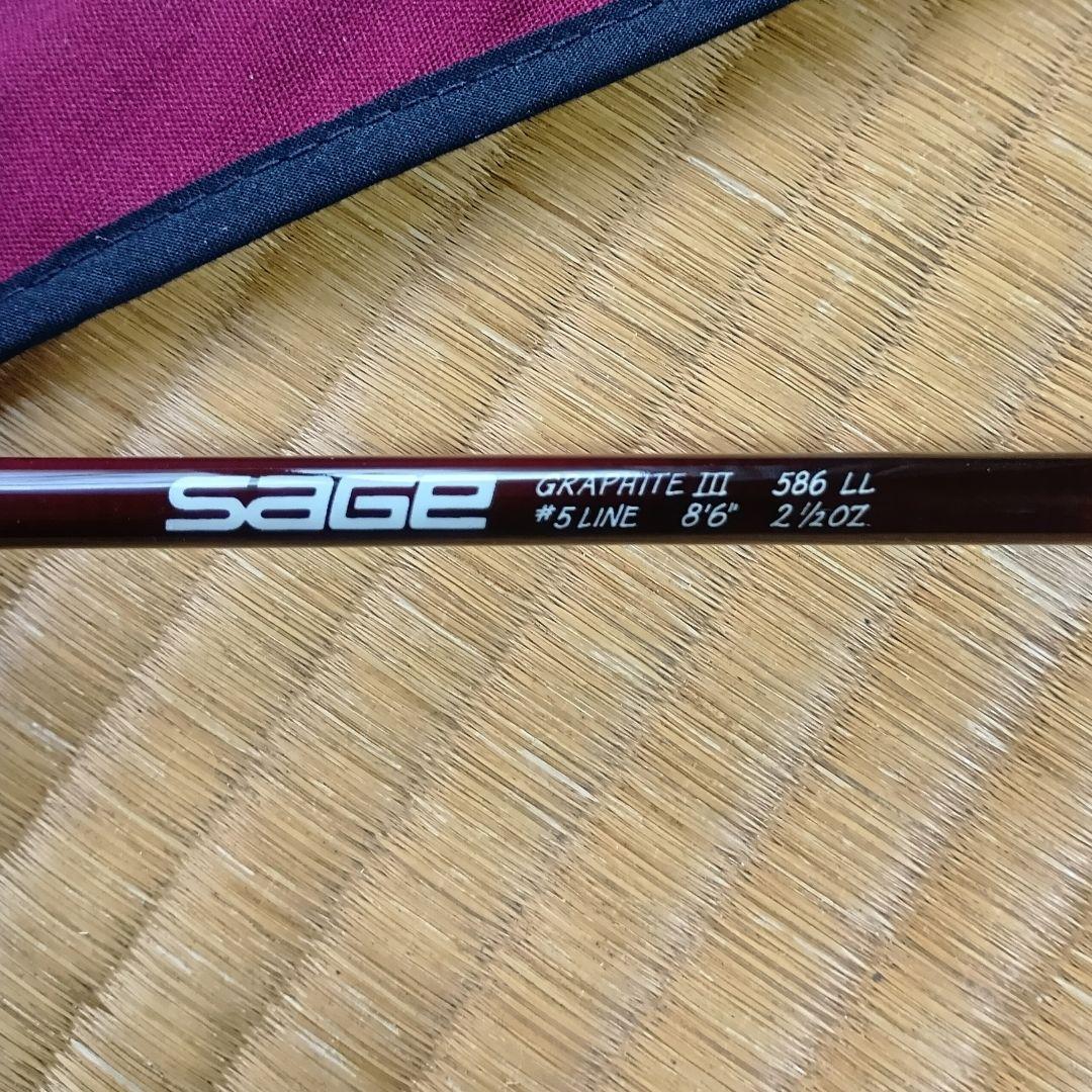 sage ロッド　フライ　586LL　#5 line　未使用品　ルアー　釣り　竿